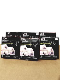Ice cycle white lights. 1200 lights.