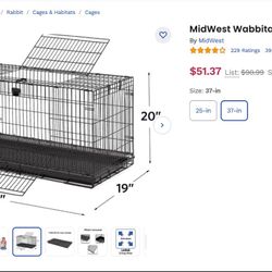New Small Pet Cage( Dog, Bunny) 