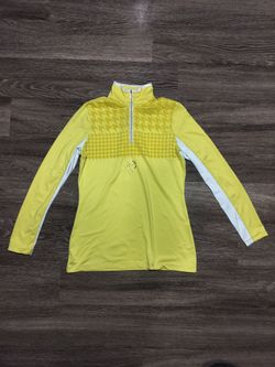 Sportalm Kitzbühel Women’s Half-Zip Athletic Top – Yellow – Size 38 (US 8) – Excellent