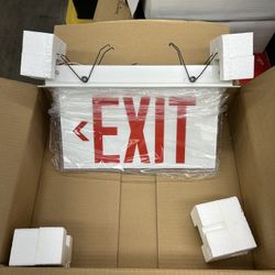 Recessed LED Exit Sign 