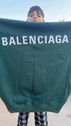 Balenciaga  green hoodie