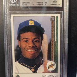 1989 Upper Deck Ken Griffey Jr Rookie Graded Card