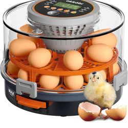 New-Egg Incubator with Automatic Egg Turning and Humidity Control – 12 or 20 Egg Incubator for Hatching Eggs – incubadora de huevos de gallina – Smart