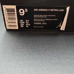 Air Jordan 11 Low Cool Grey