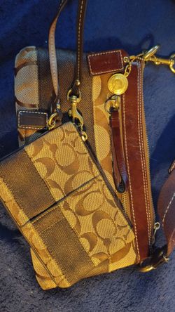 Coach purse and wallet
