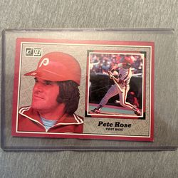 Pete Rose Baseball Card