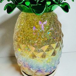 Bath And Body Works Iridescent Pineapple Candle Holder