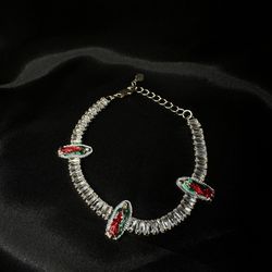 18k Gold Filled Guadalupe Baguette Bracelet 