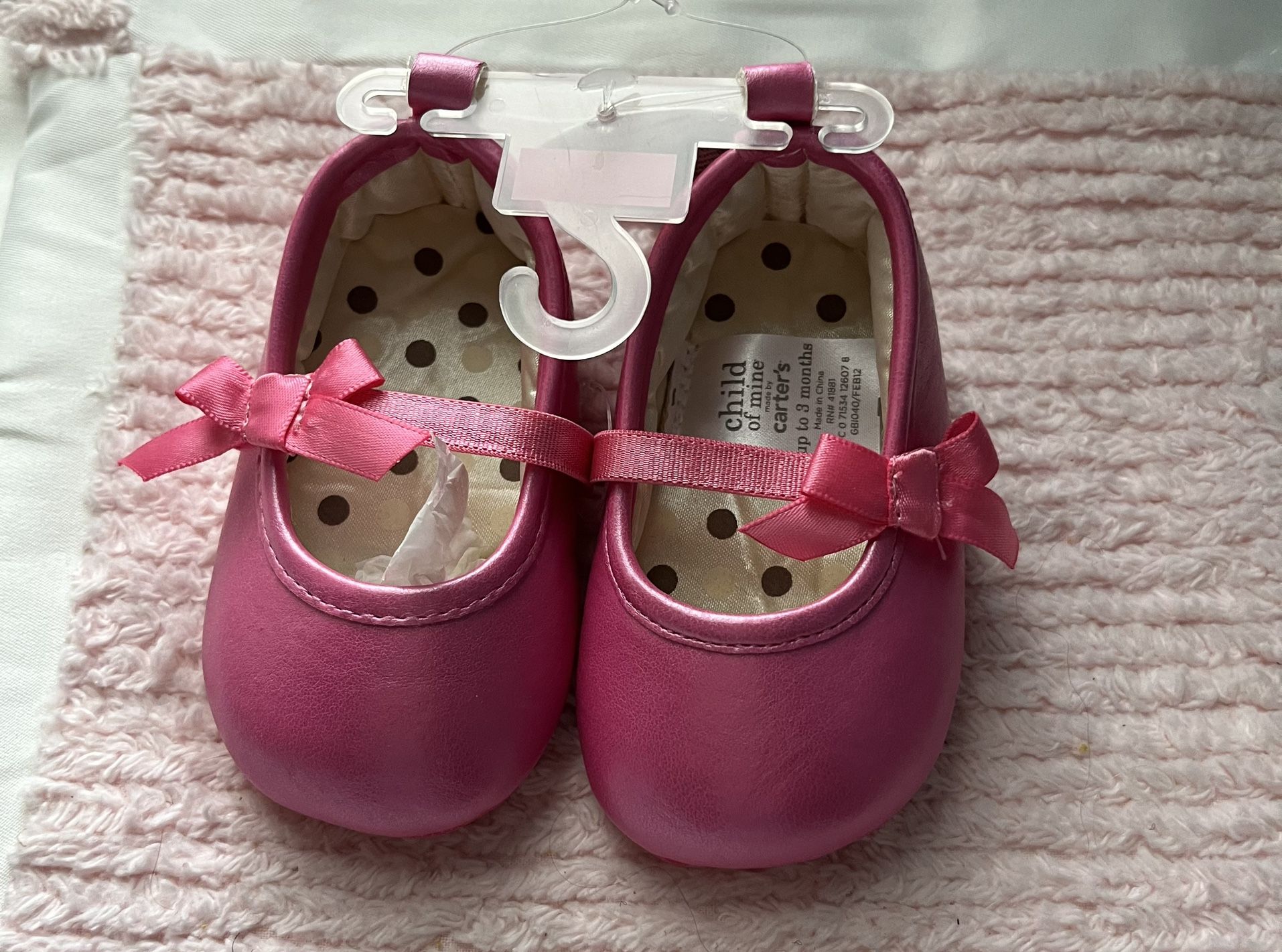 Pink Pair Baby Shoes 