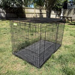 Top Paw 48” Double Door Folding crate