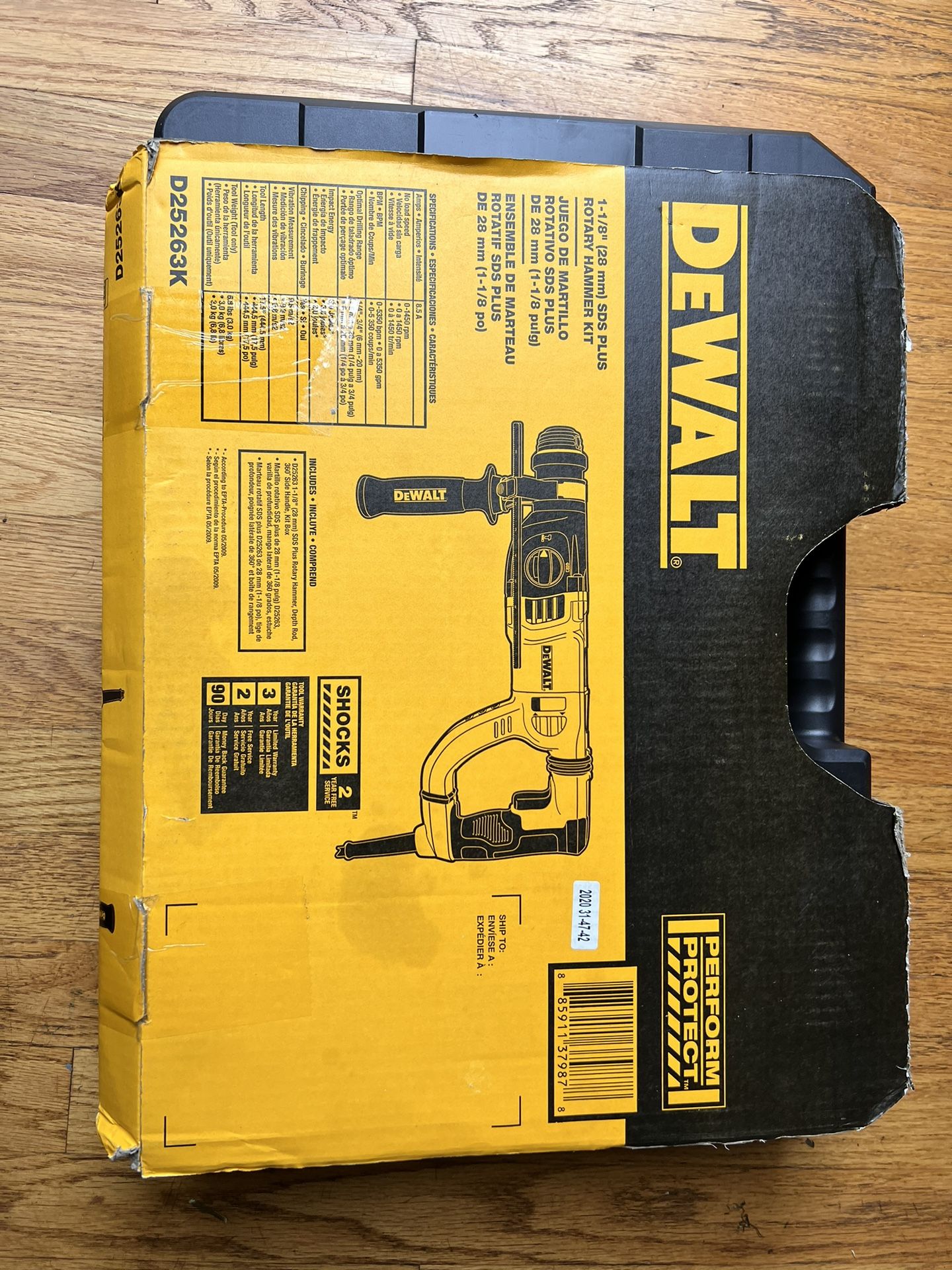 DeWALT Rotary Hammer Kit 