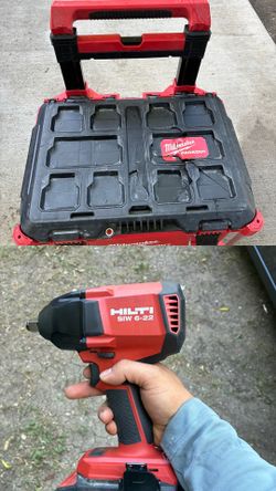 Tool box and impact drill hilti