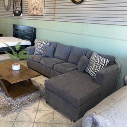 Grey Sectional With Ottoman ‼️different Colors Available ‼️