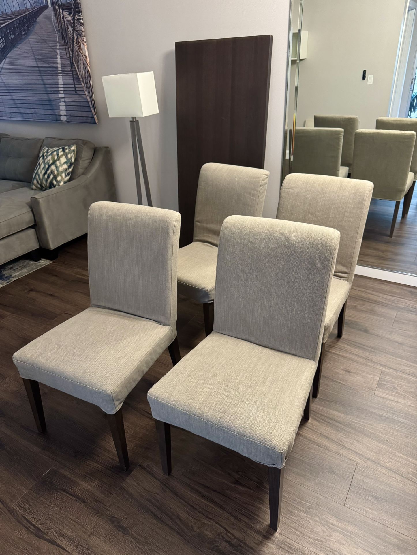 4 Dining Chairs and Table Top