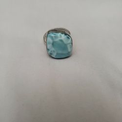 REAL LARIMAR; Ring - Large