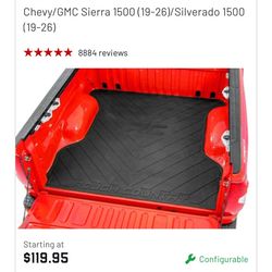Bed Mat Chevy Silverado/GMC Sierra 1500 (19-26)