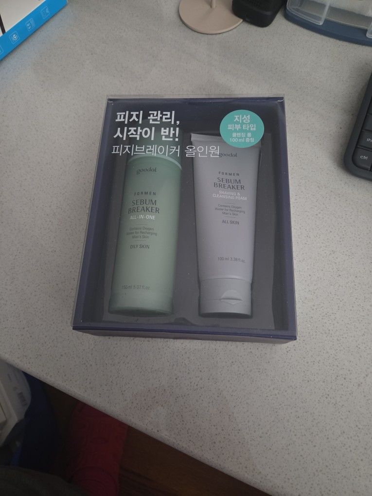 Sebum Breaker Shaving Cleansing Foam And All In One 