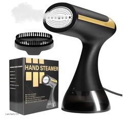 1500 Watts Quick Heat Ceramic Plate Steam Nozzle 2-in-1 Fabric Wrinkle Remover and Clothing Iron - Handheld Garment Steamer for Home, RV, Car, and Com