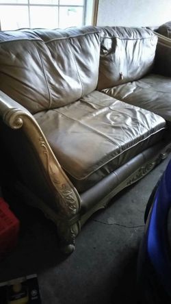 Sofa and loveseat couches
