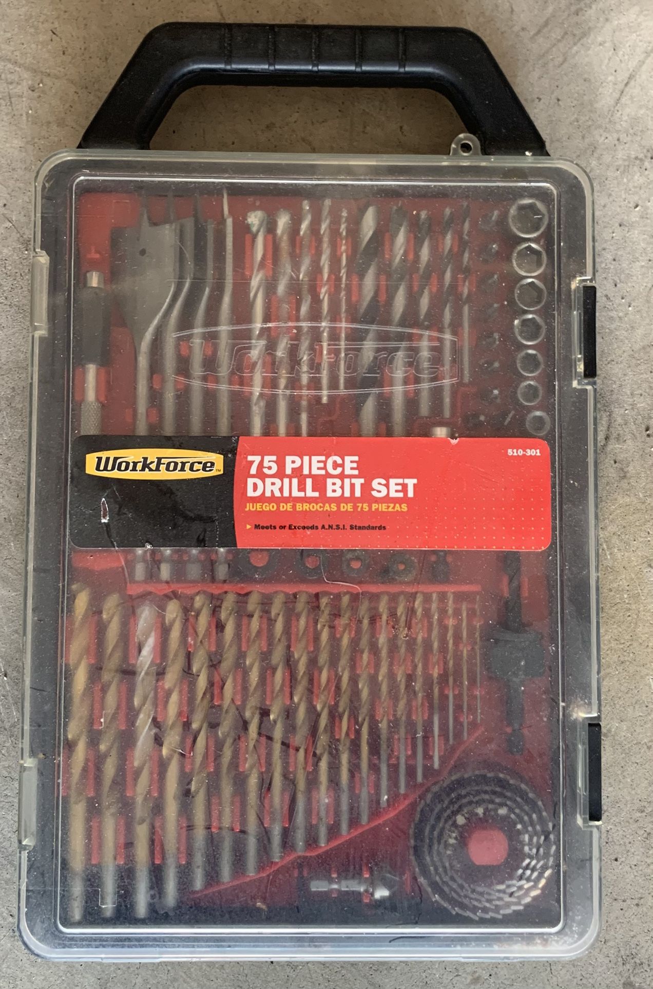 Workforce 75 Piece Drill Bit Set