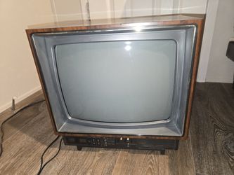 Zenith Space Command CRT TV SF1315W 13"  Retro Gaming Wood Grain