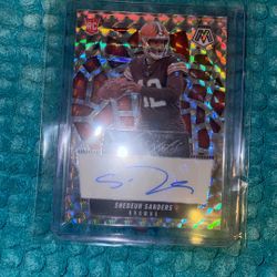 Shedeur Sanders Football Card