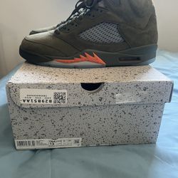 Mens Jordan 5 Olive Sz 13