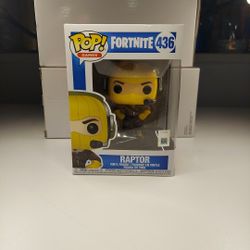 Funko POP! Raptor #436 Fortnite Series NEW NIB Vinyl Figure Games Battle Royale