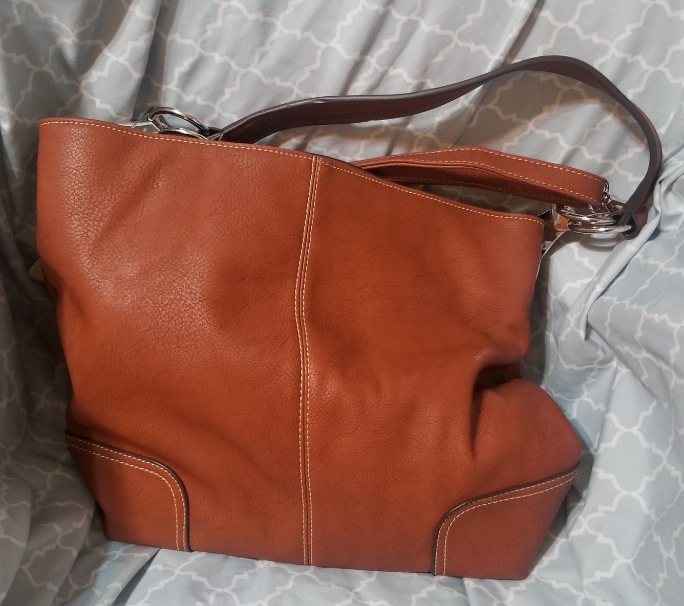 Vegan Leather Hobo Bag