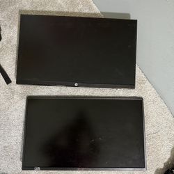 Monitor with desk mount
