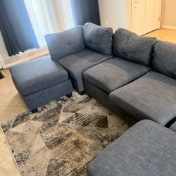 Denim Sectional- Need Gone By Sunday 