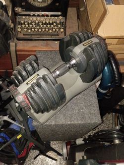 Bowflex  weights and tray $100