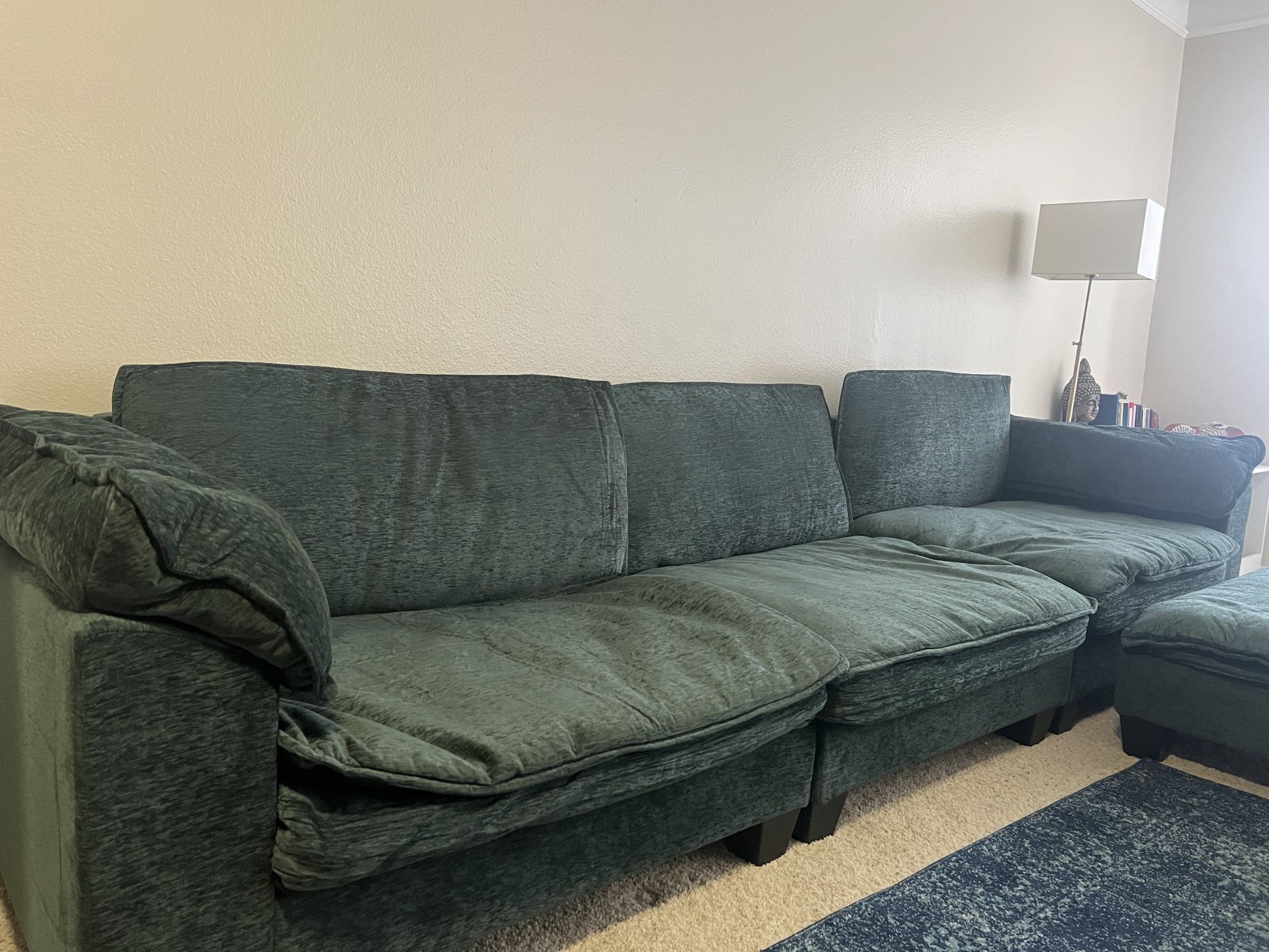 BRAND NEW GREEN COUCH