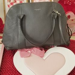 Vintage Grey Coach Shoulder Bag - The Finest Of Leather Bags.