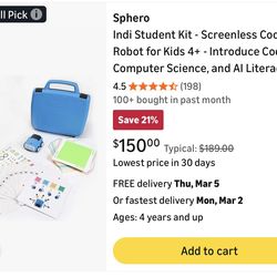 Indi Student Kit Screenless Coding Robot