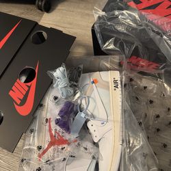 Off White Jordan 1 Alaska VAA size 9/10