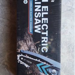 4 Inch Mini Electric Chainsaw Portable Cordless Handheld 20V Rechargeable