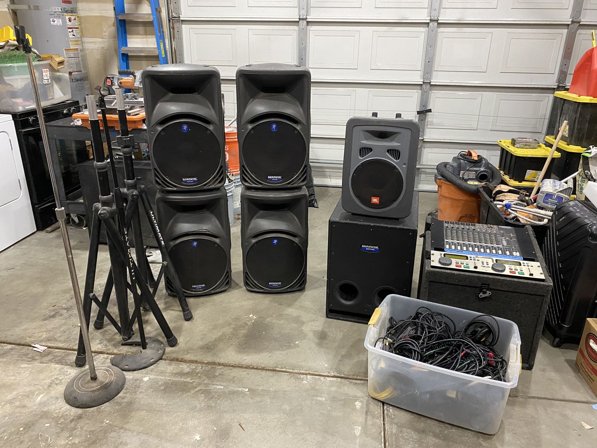 Speaker Professional PA Sound System with Mixer