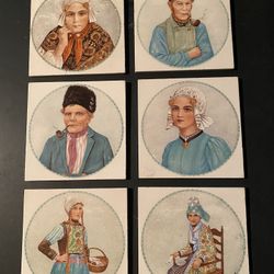 6 ANTIQUE HOLLAND DUTCH CERAMIC TILES WICK MAESTRICHT   SIZE 6X6