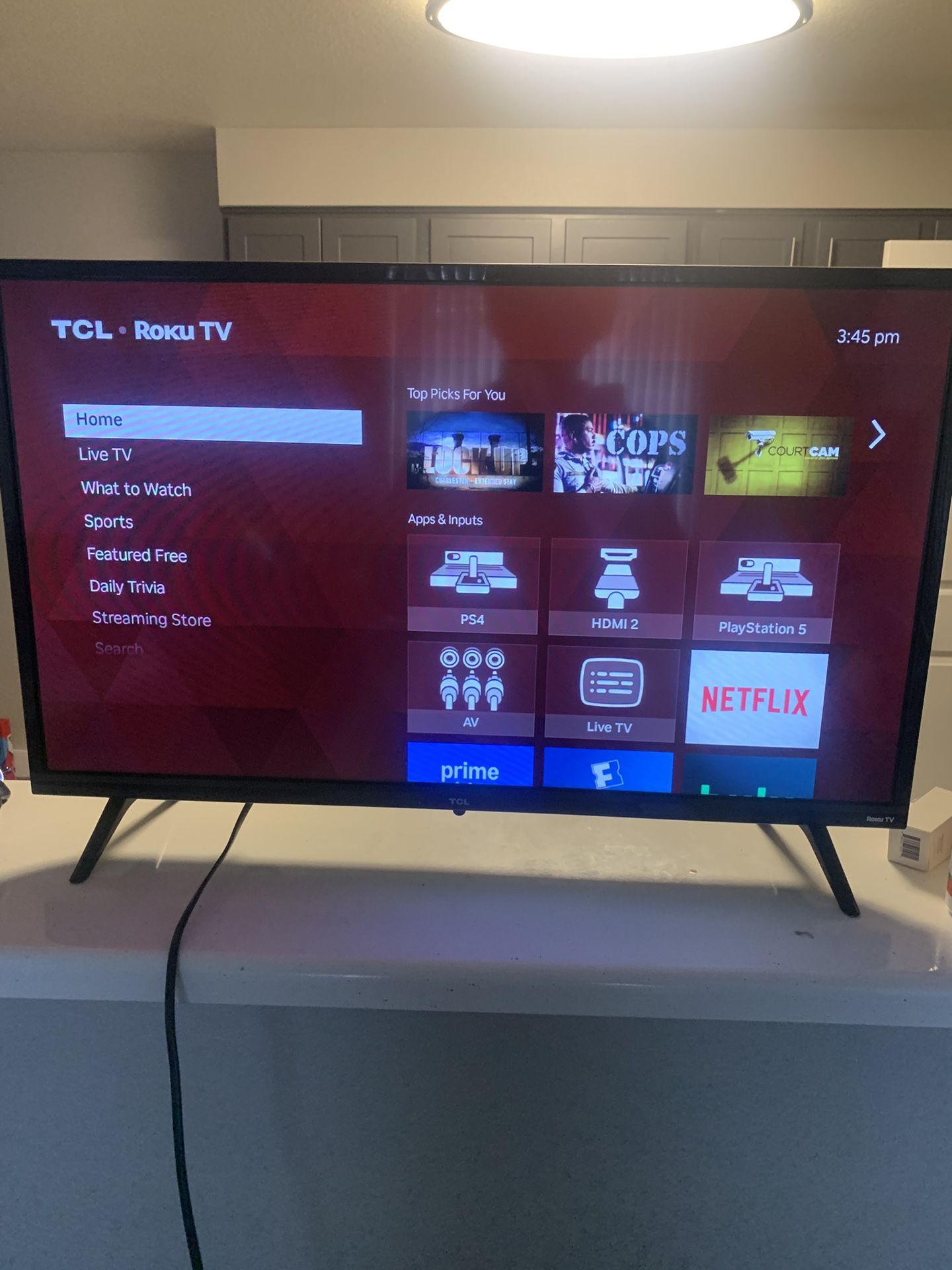 32” TCL TV ( With Roku Remote)