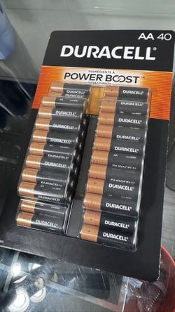Last Pack Duracell Batteries 40 AA pack 