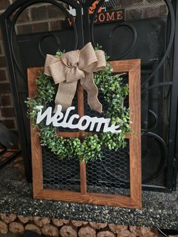 Cute welcome sign