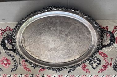 Silver Platter Tray 