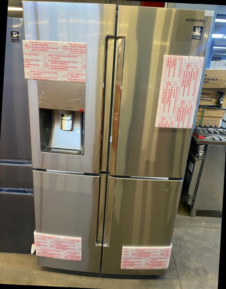 Samsung 28 cu. ft. 4-Door Flex French Door Refrigerator in Stainless Steel