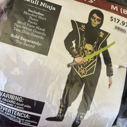 Halloween Costume Skull Ninja 
