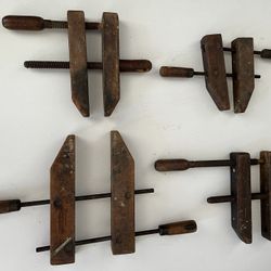 Antique Adjustable Wood Clamps