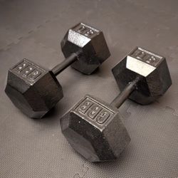 Set of 90lb Dumbbells 