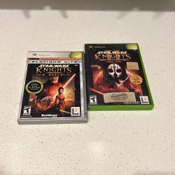 Star Wars KOTOR 1 And 2 Xbox 