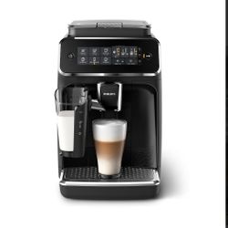 Philips 3200 Series Fully Automatic Espresso Machine, LatteGo Milk Frother, 5 Coffee Varieties, Intuitive Touch Display, 100% Ceramic Grinder, AquaCle