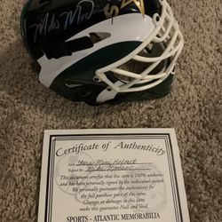 Mike Modano Autograph Mini Helmet